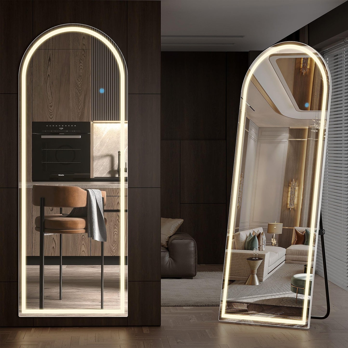 YSSOA Full Length Mirror with LED Lights