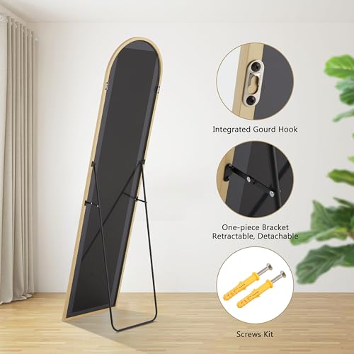 Simple Deluxe Arched Full Length Mirror