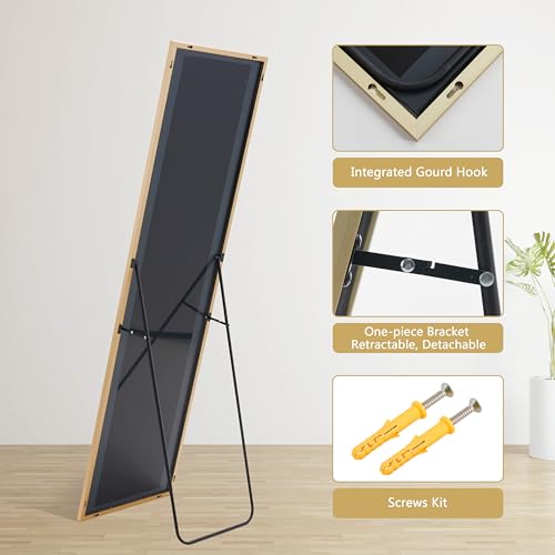 Simple Deluxe Arched Full Length Mirror