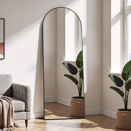 Simple Deluxe Arched Full Length Mirror