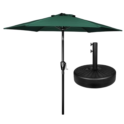 Simple Deluxe Patio Umbrella Outdoor Table Market Yard Umbrella with Push Button