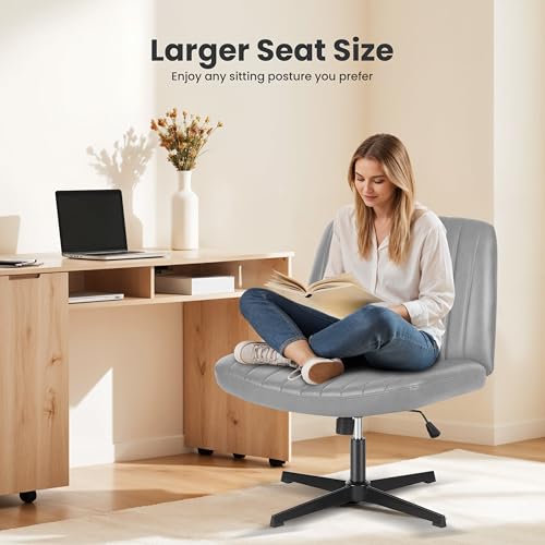 Simple Deluxe Vanity Chair with Back Criss Cross Chair with Back Home Office Desk Vanity Chairs