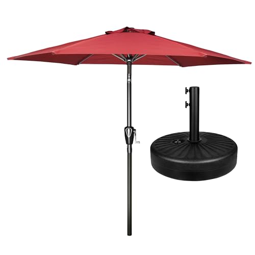 Simple Deluxe Patio Umbrella Outdoor Table Market Yard Umbrella with Push Button