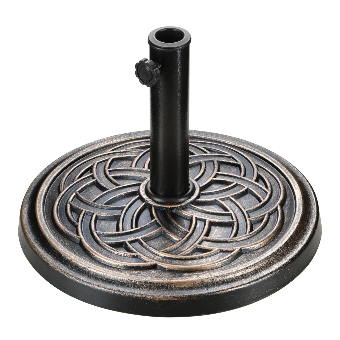 Simple Deluxe LBS Patio Umbrella Base Heavy Duty Market Umbrellas Round Stand for Outdoor