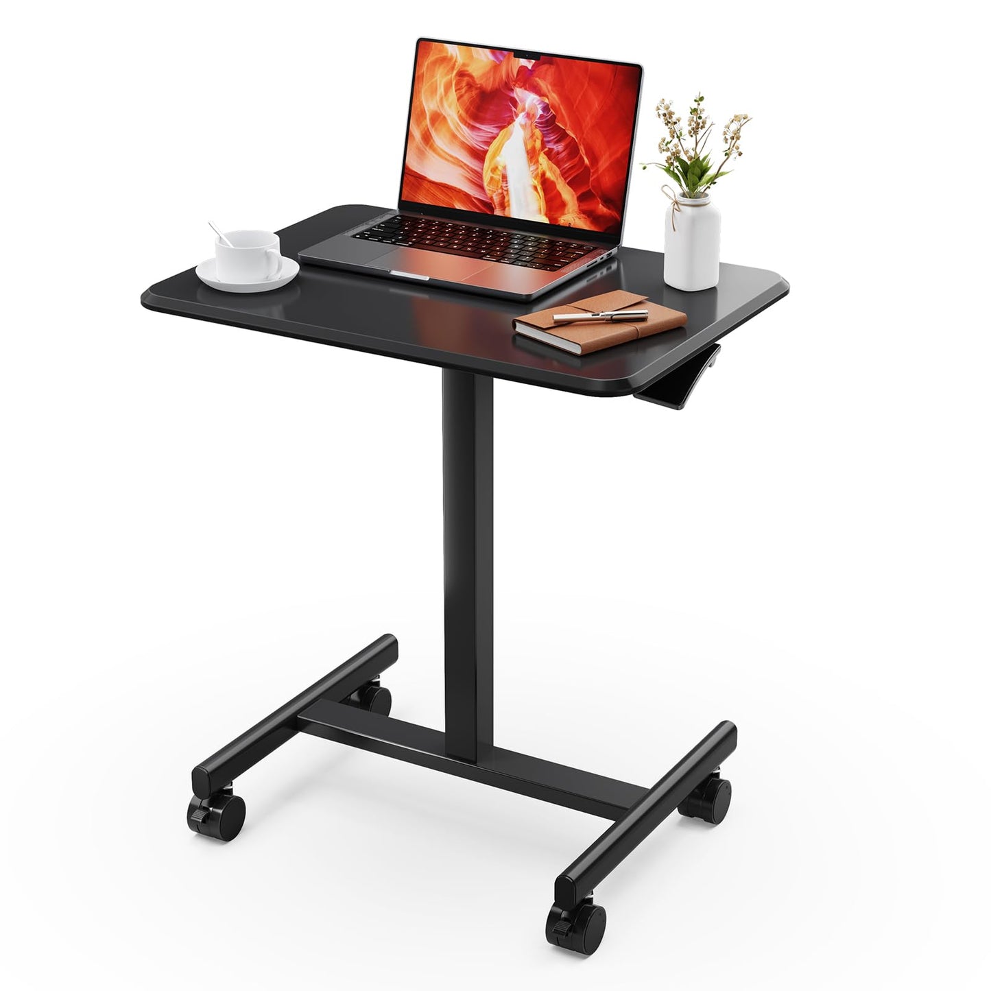 InfiniPower Mobile Small Stading Desk, Computer Workstations Desk