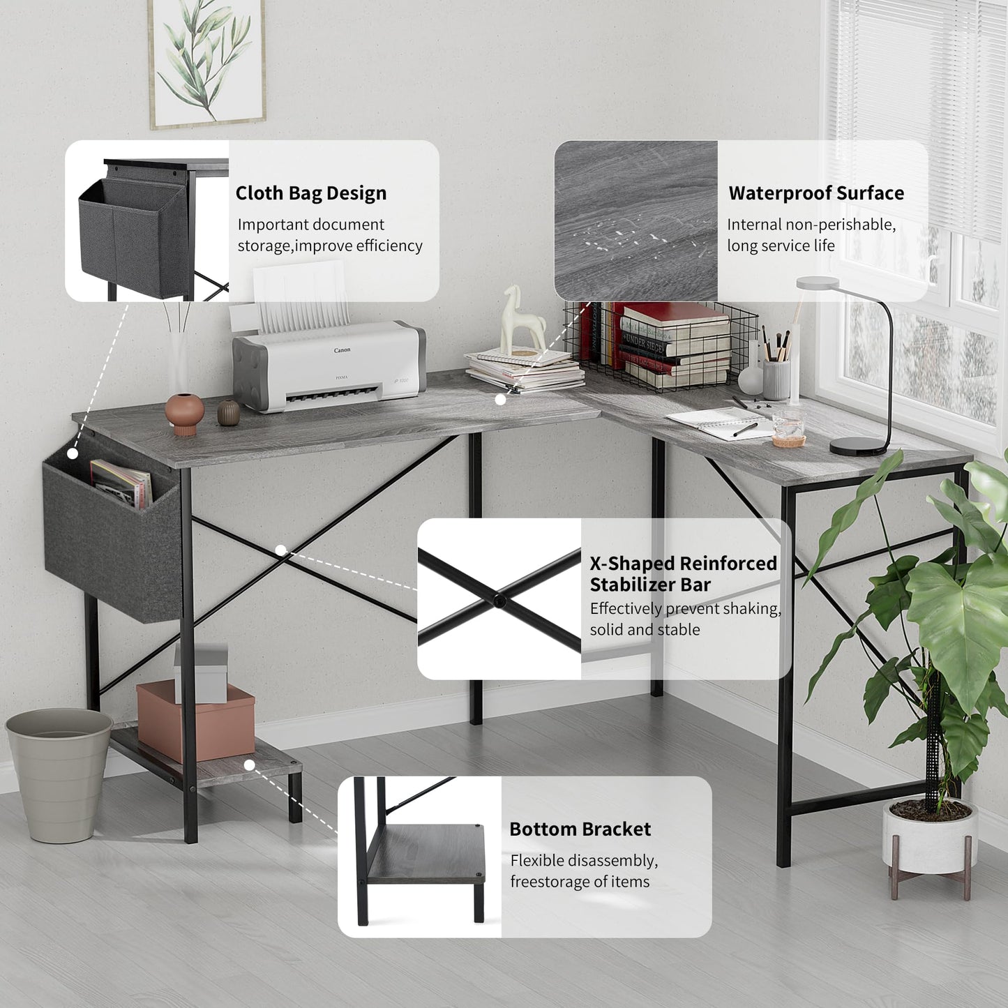 Simple Deluxe Home Office Desks Home Office Desks