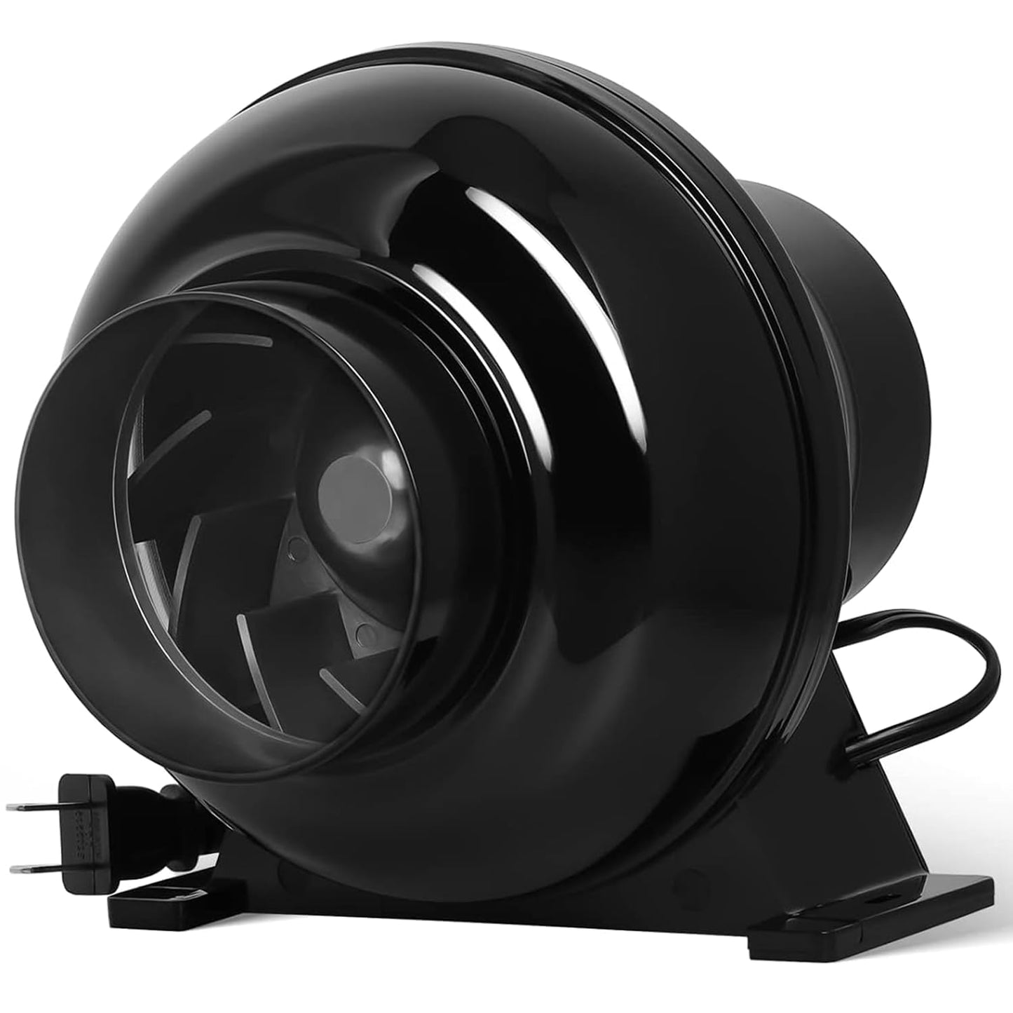 iPower Ventilation Inline Fan, 8 Feet Ducting, Variable Speed Controller, Temperature Humidity App Control via WiFi, Carbon Filter, HVAC for Grow Tent Ventilation