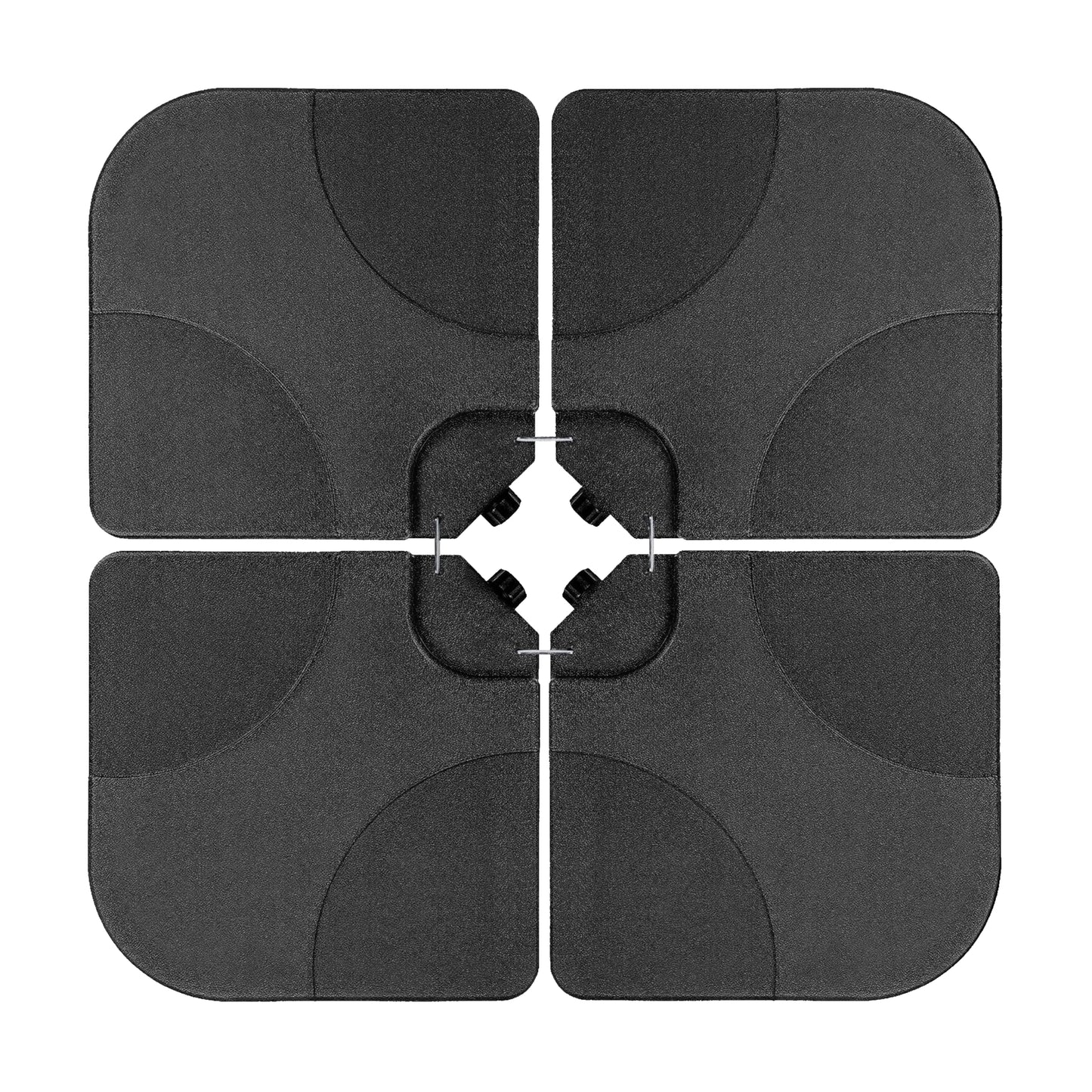 HealSmart Durable Fillable Patio Umbrella & Base for Outdoor Lawn, Deck, Poolside