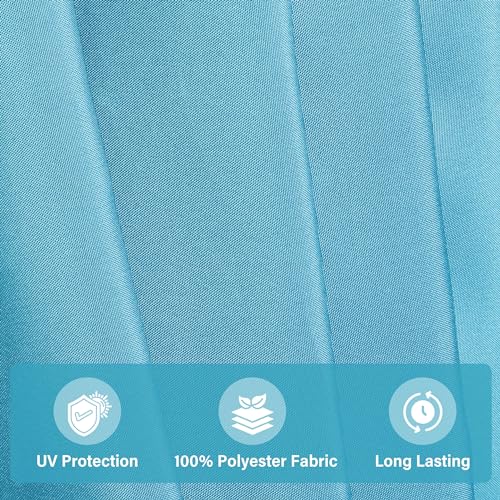 HealSmart 9' Patio Umbrella Replacement Canopy Cover with 8 Ribs, Outdoor Table Market Yard Umbrellas