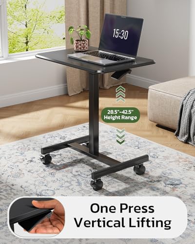 InfiniPower Mobile Small Stading Desk, Computer Workstations Desk