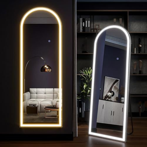 YSSOA Full Length Mirror with LED Lights