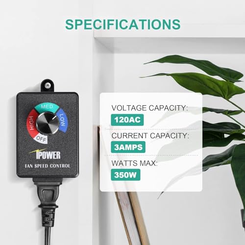 iPower 4 Inch Inline Fan, Air Carbon Filter, 8 Feet Aluminum 4 Layer Protection Ducting and Rope Hanger, Temperature Humidity Monitor, Combo for Grow Tent, Greenhouse, Kitchen, Basement
