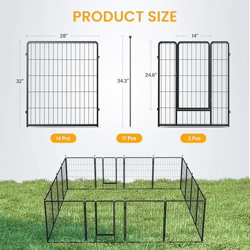 HealSmart Plastic/Metal Dog Playpen