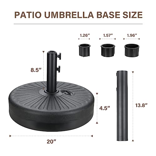 YSSOA Umbrella Base Heavy Duty Stand