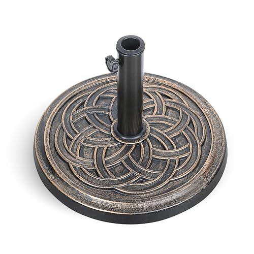 HealSmart 24.2 lbs Heavy Duty Umbrella Base