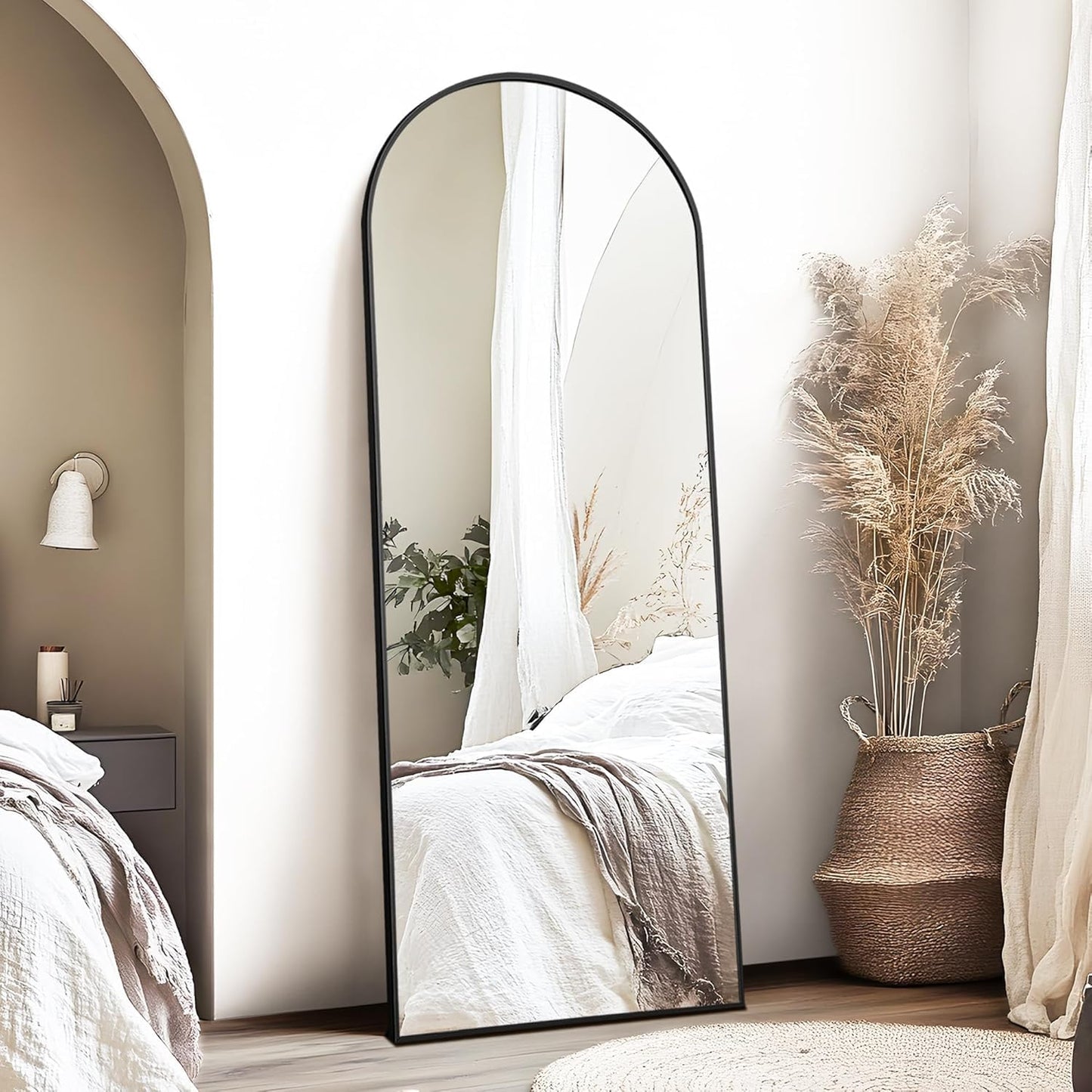 Simple Deluxe Arched Wall Mirror Full Length