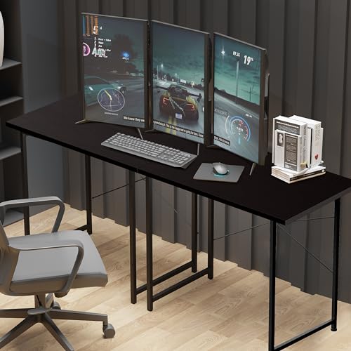 YSSOA Work Study Writing Student Kids Bedroom Wood Modern Simple Table with Headphone Hooks