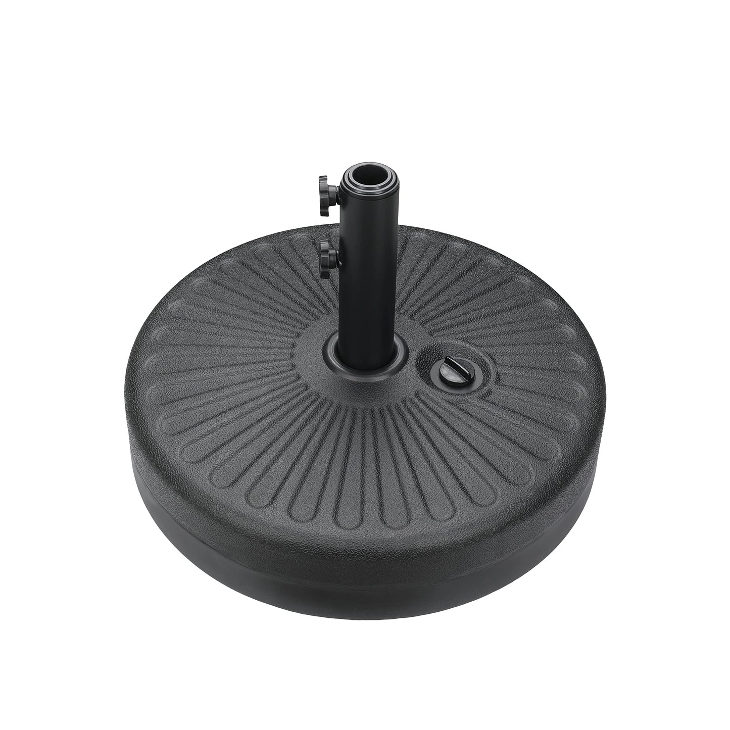 YSSOA Fillable Mobile Offset Patio Base Heavy Duty Market Cantilever Umbrella Stand Square
