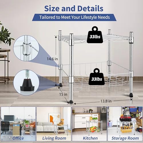 HealSmart Heavy Duty Storage Shelves