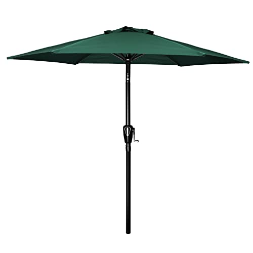 YSSOA Patio Umbrella Outdoor Table Market Yard Umbrella with 6 Sturdy Ribs