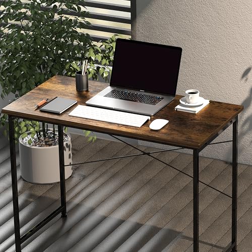 YSSOA Work Study Writing Student Kids Bedroom Wood Modern Simple Table with Headphone Hooks