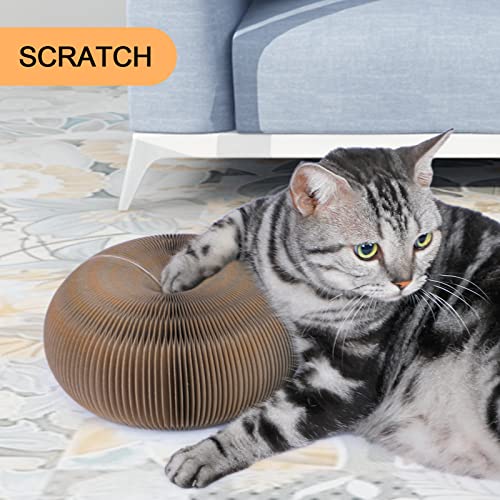 FluffyDream Cat Scratcher Cardboard Lounge Bed