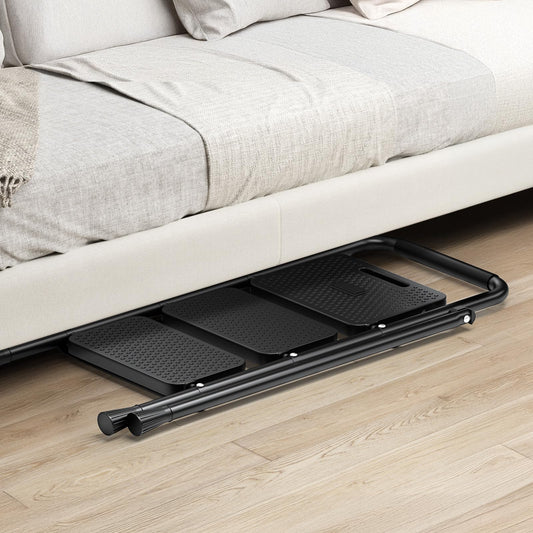 Simple Deluxe 3 Step Ladder, Step Stool Foldable, 800lbs Portable Ladder with Wide Anti-Slip Pedal, Step Stool for Adults, Lightweight Step Ladder for Home Kitchen and Outdoor