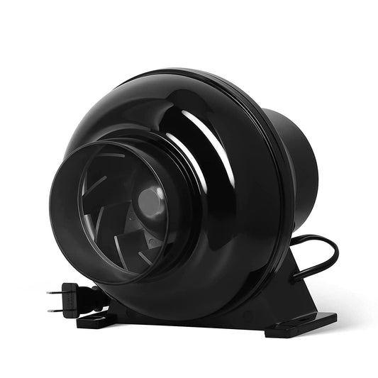 YSSOA 4 Inch Inline Ventilation Fan and Flexible Ducting Dryer Vent Hose for Heating, Cooling, Hydroponics, Grow Tent