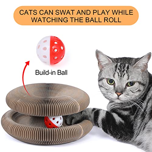 FluffyDream Cat Scratcher Cardboard Lounge Bed