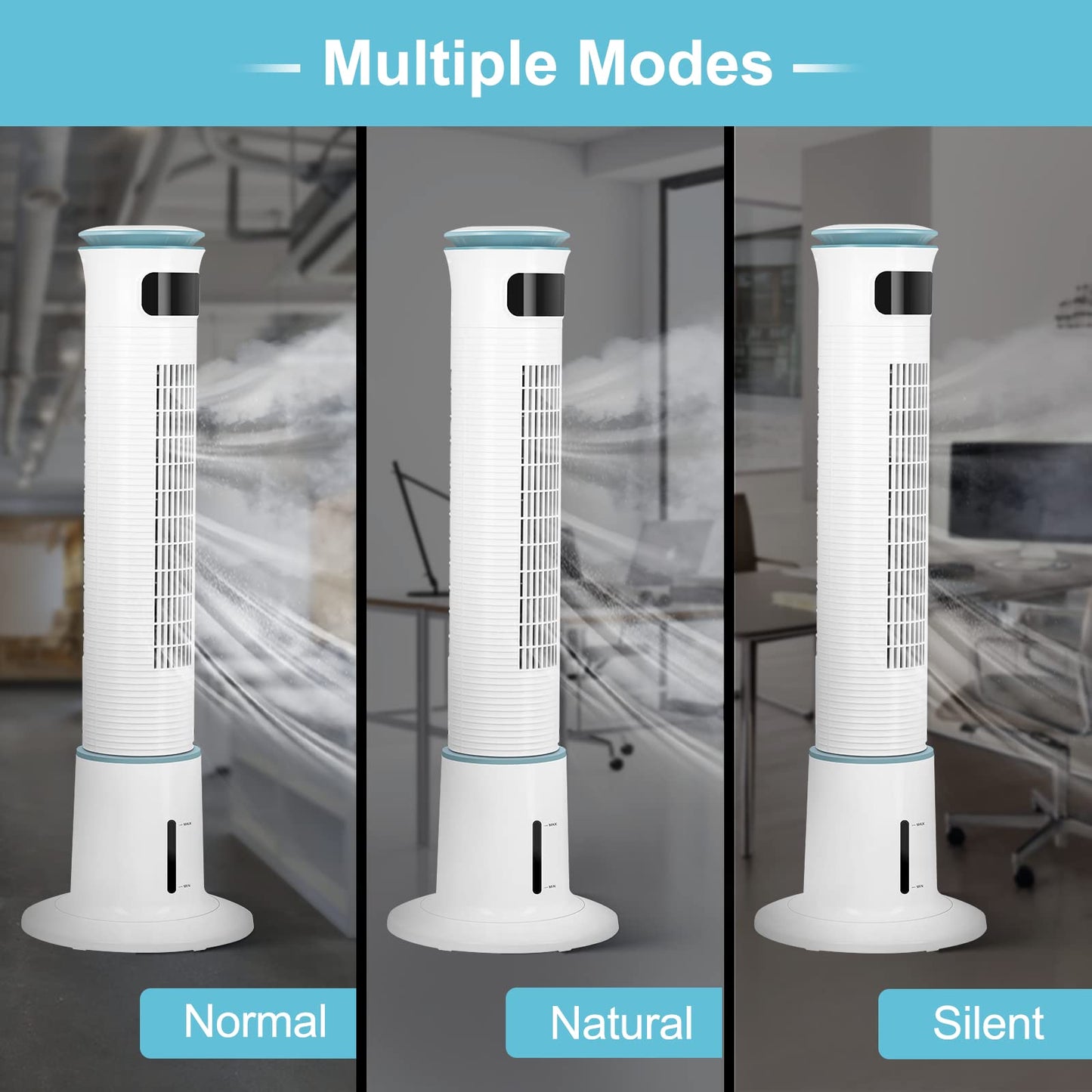 Simple Deluxe Oscillating Tower Fan