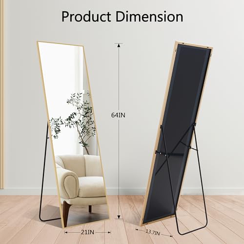 Simple Deluxe Arched Full Length Mirror