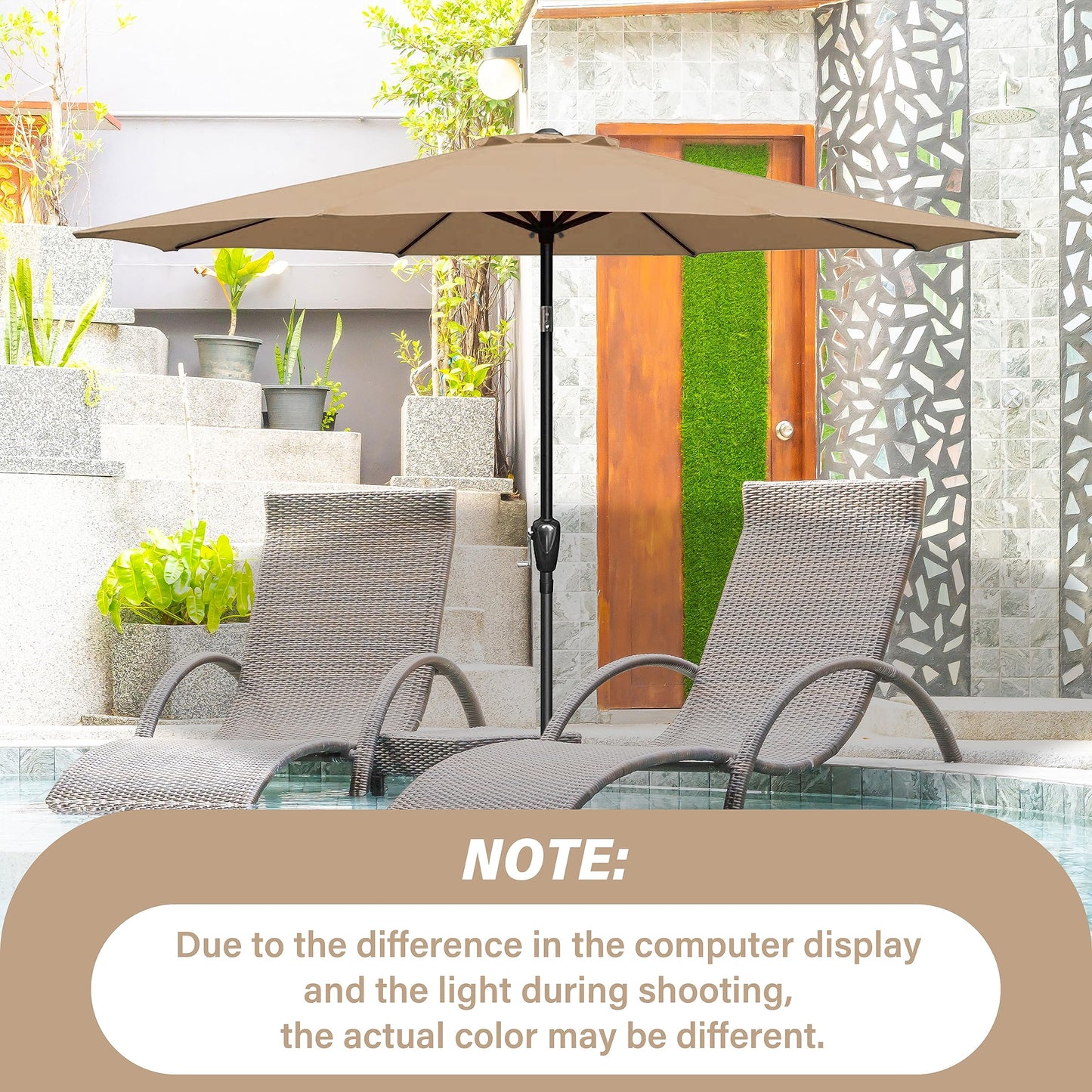 YSSOA Fillable Mobile Offset Patio Base Heavy Duty Market Cantilever Umbrella Stand Square