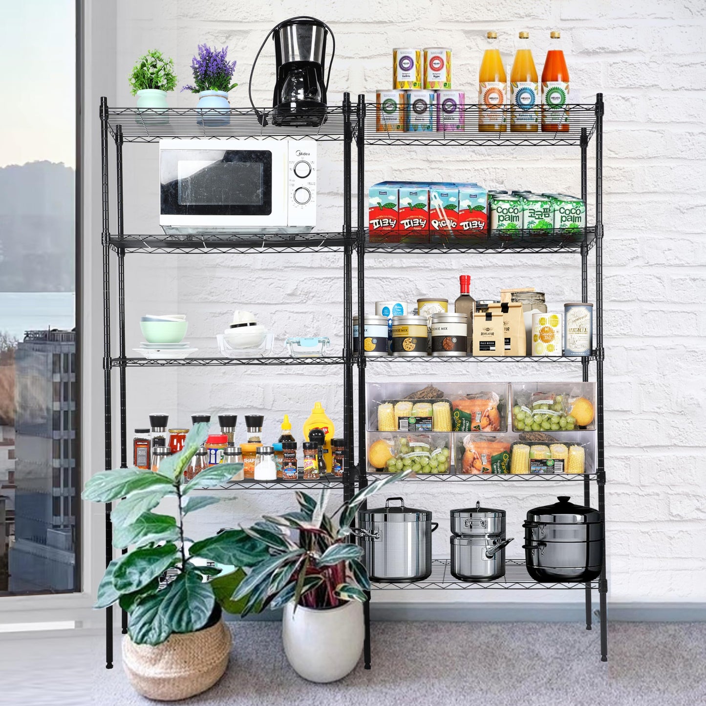 HealSmart Heavy Duty Storage Shelves