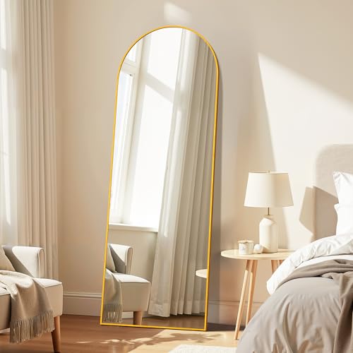 Simple Deluxe Arched Full Length Mirror