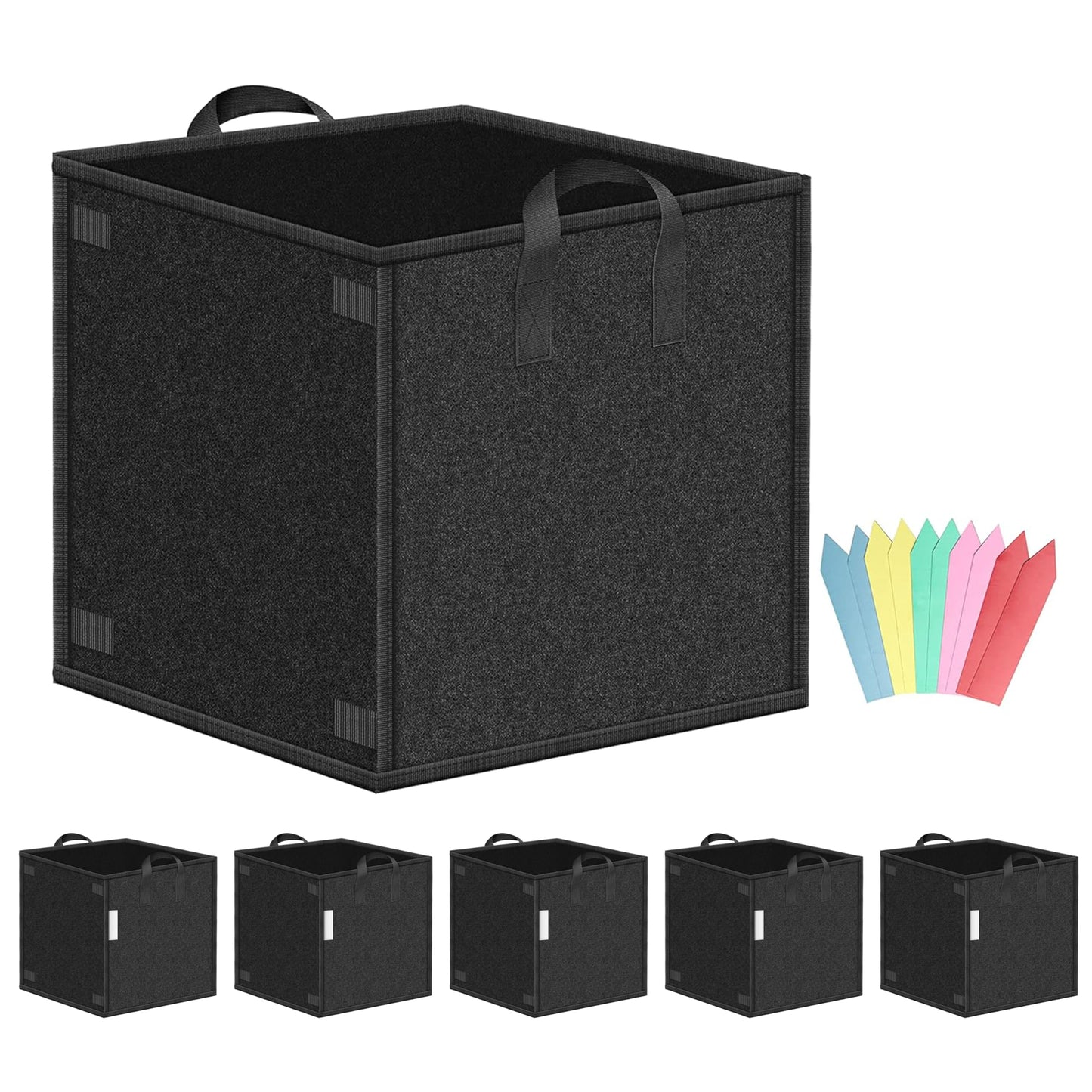 YSSOA Grow Bags Heavy Duty Thickened Nonwoven Aeration Fabric Pots with Handles, Cloth Pots for Plants, Vegetable, Flower, Tomato Potato