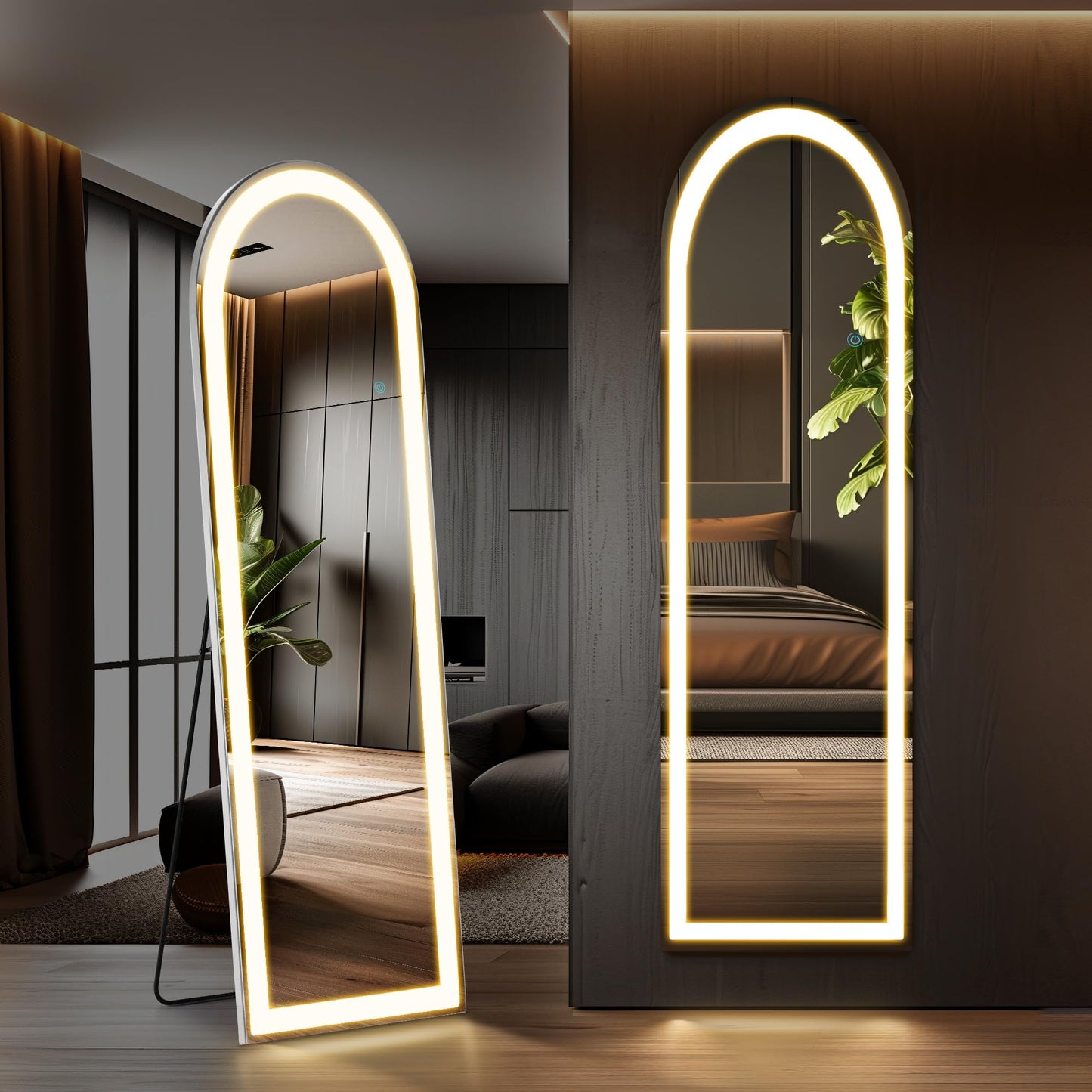 InfiniPower Full Length Mirror with Lights