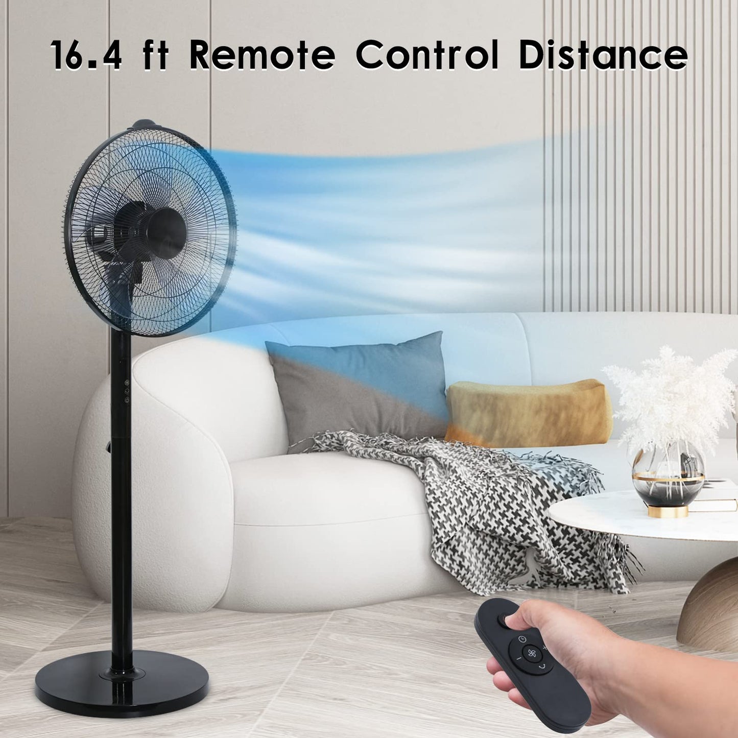 Simple Deluxe Pedestal Stand Fan