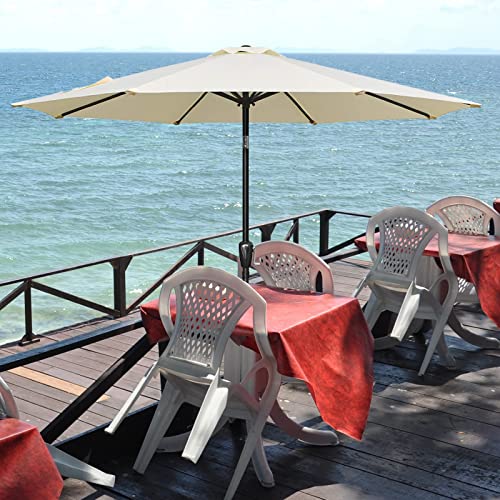 YSSOA Fillable Mobile Offset Patio Base Heavy Duty Market Cantilever Umbrella Stand Square