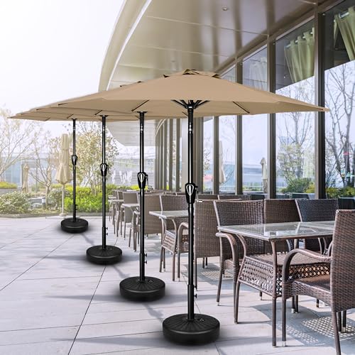 Simple Deluxe Patio Umbrella Outdoor Table Market Yard Umbrella with Push Button