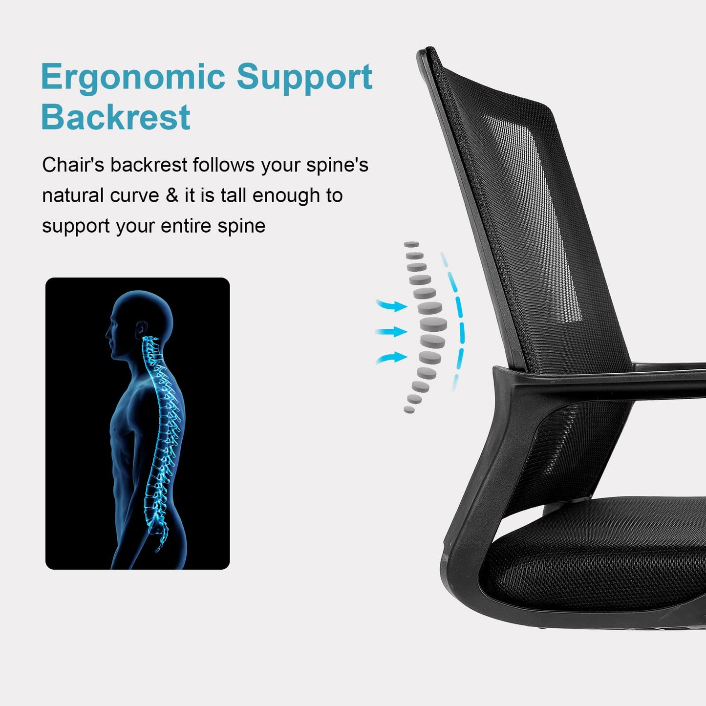 YSSOA Task Office Chair Task Office Chair for Dorm Home Office