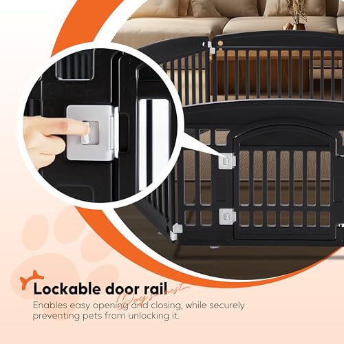 HealSmart Plastic/Metal Dog Playpen
