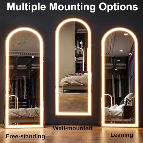 YSSOA Full Length Mirror with LED Lights