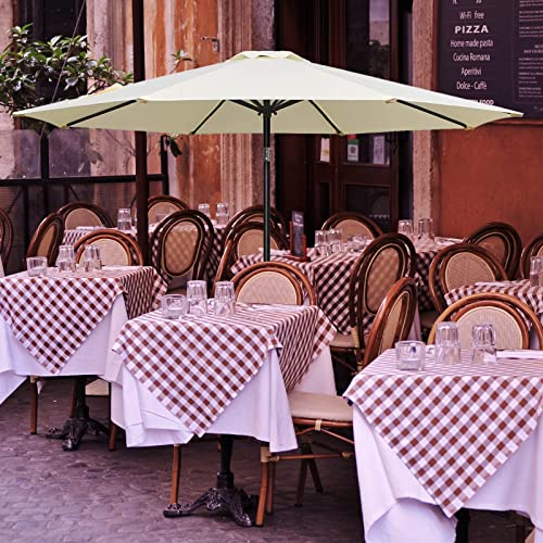 YSSOA Fillable Mobile Offset Patio Base Heavy Duty Market Cantilever Umbrella Stand Square