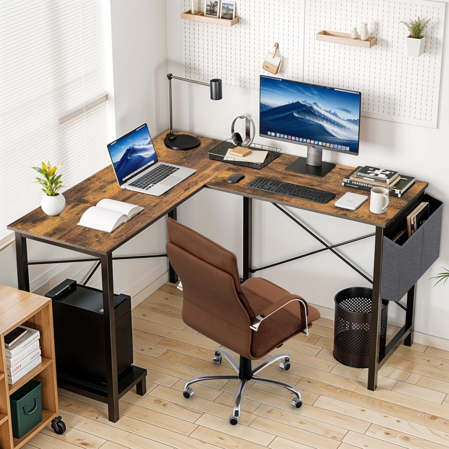 HealSmart L Shape Office Desk