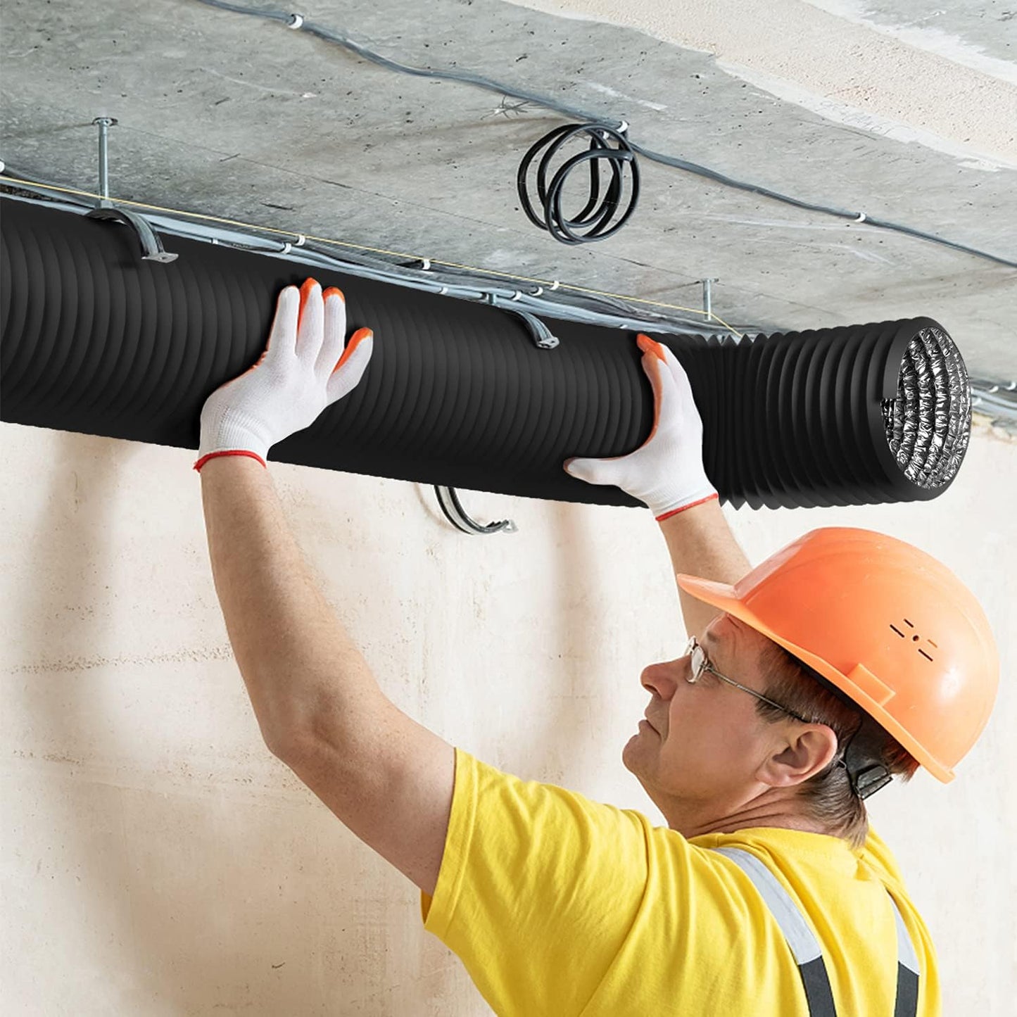 Simple Deluxe Aluminum Ducting and Adjustable Duct Clamps