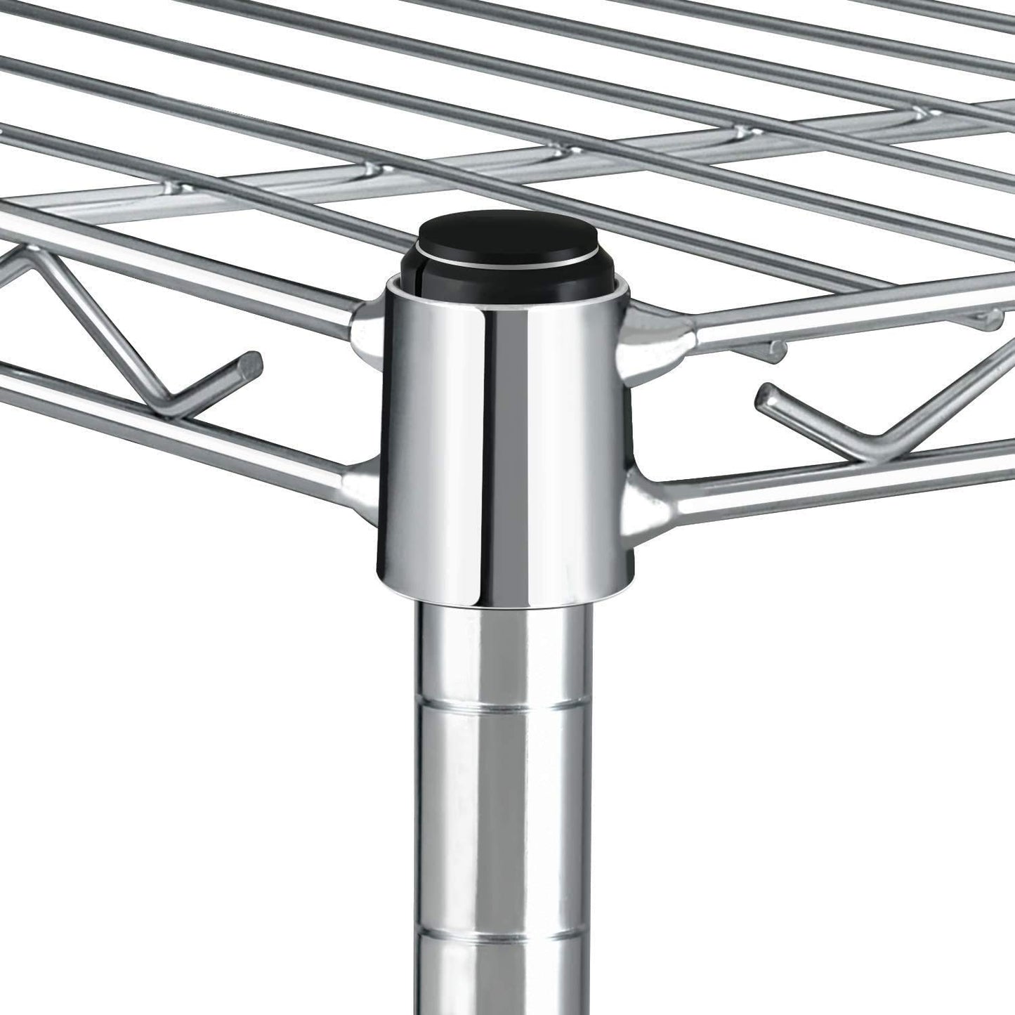 Simple Deluxe Heavy Duty 3-Shelf Shelving with Wheel