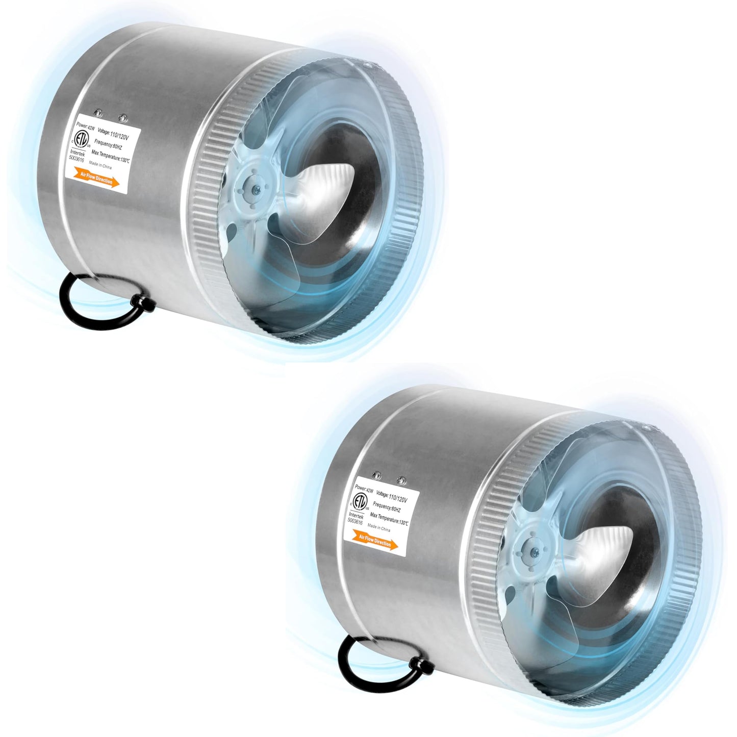 iPower Inline Booster Duct Fan