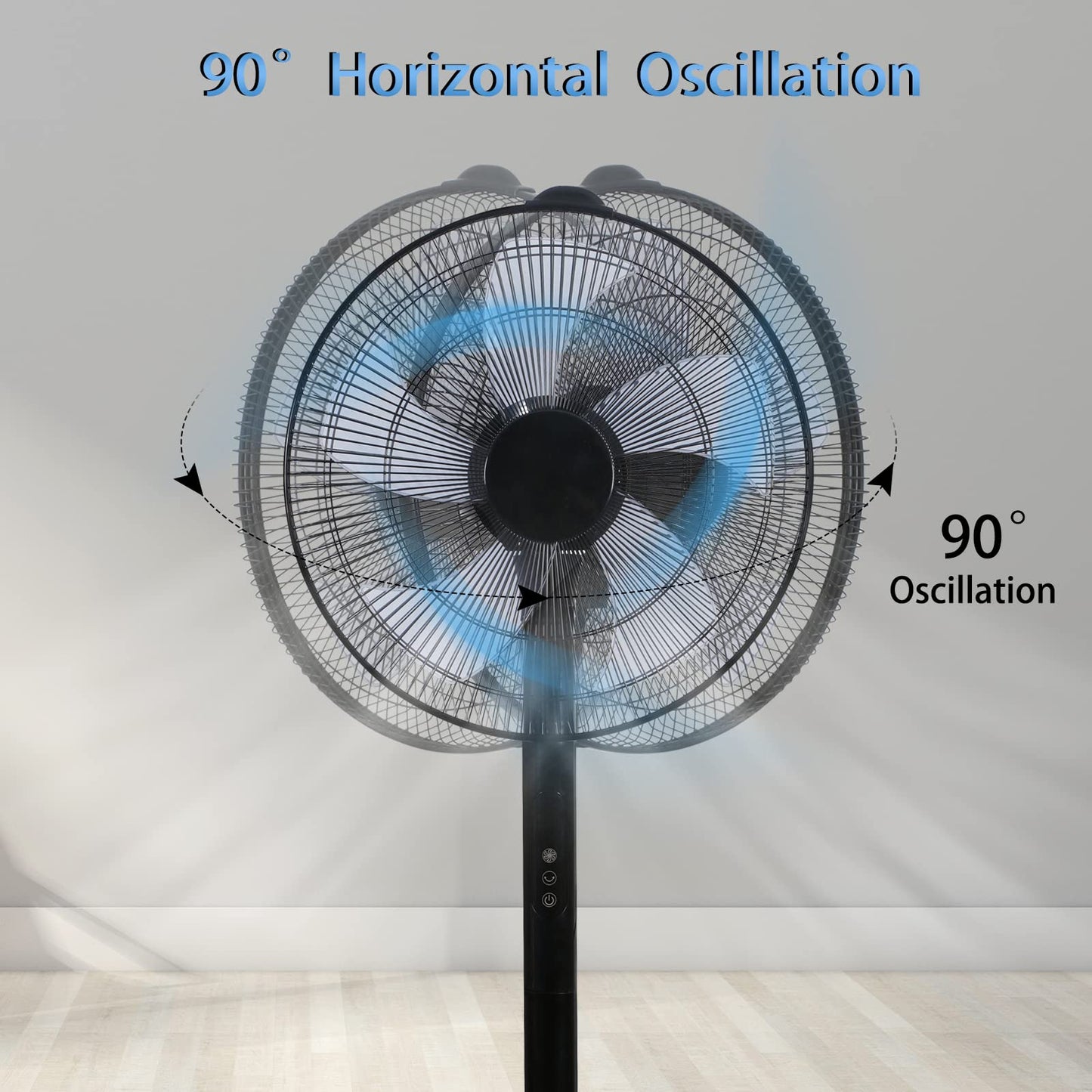 Simple Deluxe Pedestal Stand Fan