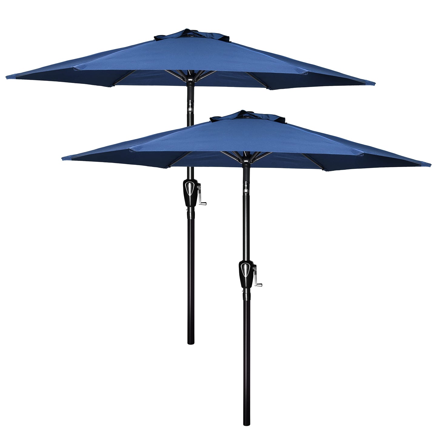 YSSOA Patio Umbrella Outdoor Table Market Yard Umbrella with 6 Sturdy Ribs