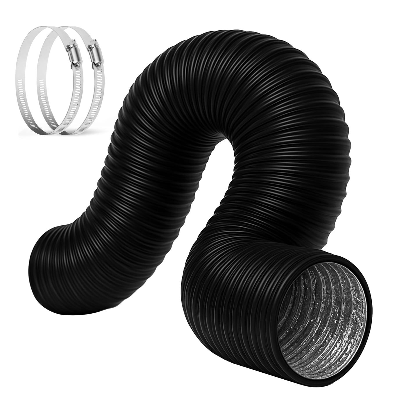 Simple Deluxe Aluminum Ducting and Adjustable Duct Clamps